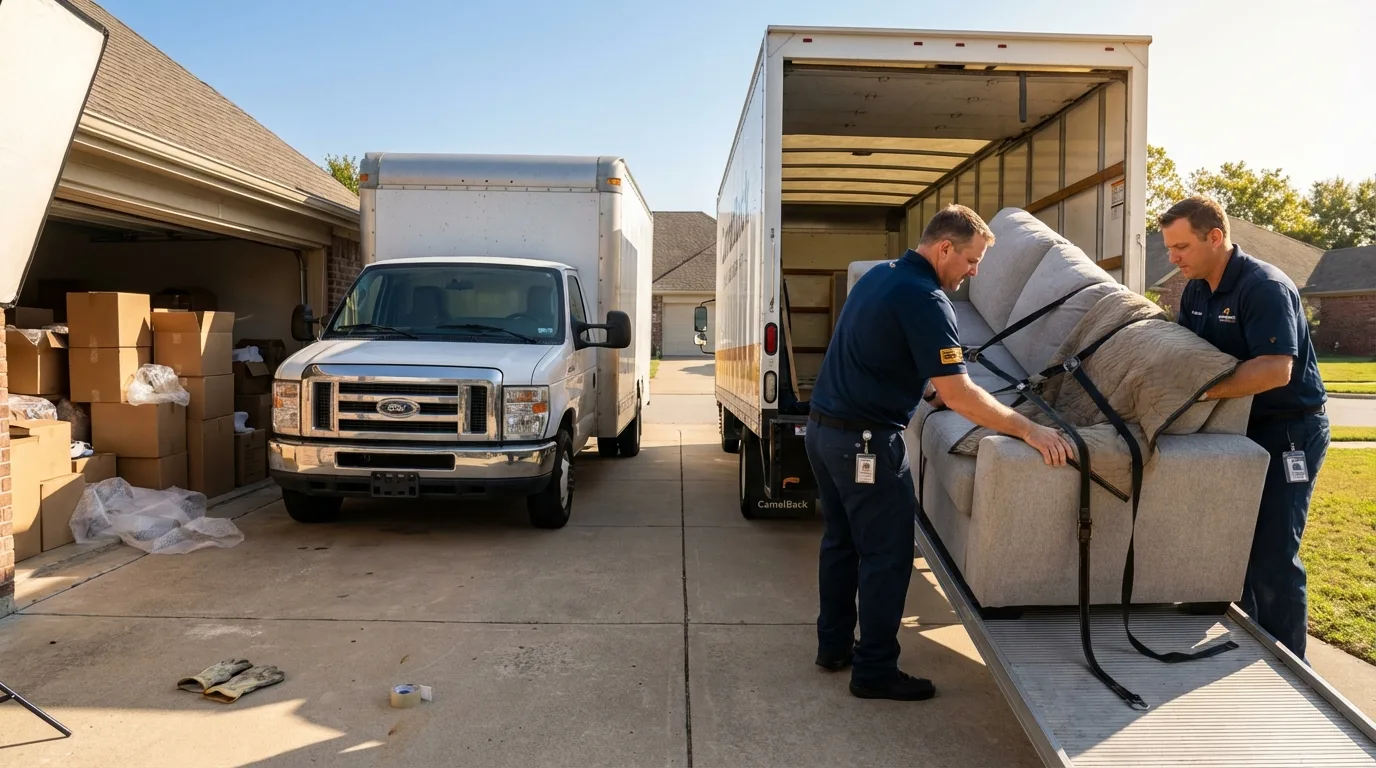 DIY truck vs professional crew comparison in Pea Ridge