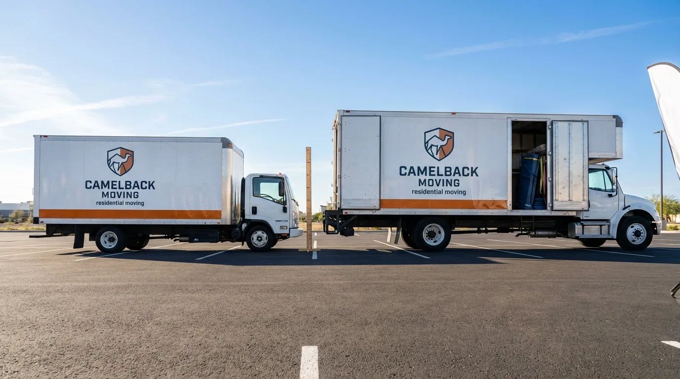 Moving truck size capacity guide in Pea Ridge